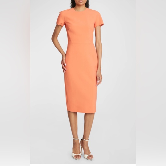 Victoria Beckham Crepe Sheath Dress- Sz 6 - Picture 8 of 12